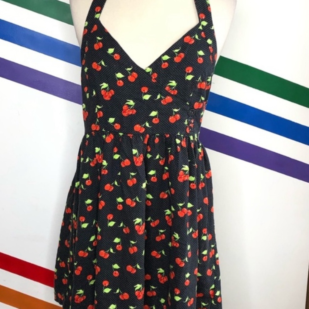 NEW Urban Outfitters halter cherry dress